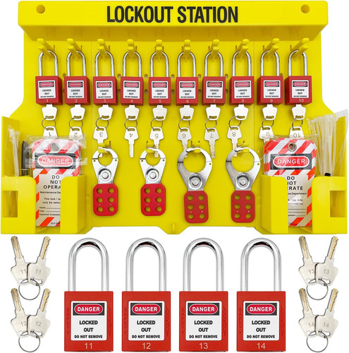 Lockout Tagout (LOTO) Keys